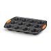 Rachael Ray Oven Lovin' 12-Cup Nonstick Muffin Pan, Orange