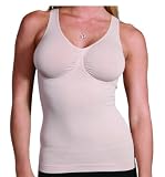 N-fini Shapewear Double V-Neck Tank Shaper Bra & Underwire Style #573 (Black or Nude) Available in SM to 4XL