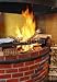 Wallmonkeys Peel and Stick Wall Decals - Wood Burning Oven - Removable Graphic