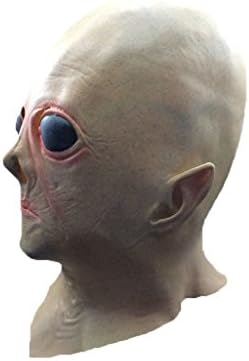 Luoka UFO Alien Mask Headgear Science Fiction Horror Movie Theme Mask COS Ghost Tricky Mask (Alien Mask)