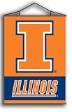 Set of 2 Set of 2 Illinois Fighting Illini Indoor Banner Scroll 28 X 40 - NCAA