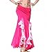 ZLTdream Women's Belly Dance Milk Silk Curling Skirt