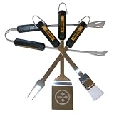 Pittsburgh Steelers - Logo 4 Piece BBQ Utensil Set