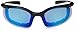 Crossfire Safety Glasses Concept Blue Mirror Lens Matte Black Frame Foam Lined