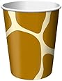 Creative Converting Animal Print Giraffe Hot or Cold Beverage Cups, 8 Count