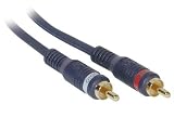 Cables To Go 40470 Velocity RCA  Audio Cable (35 Feet, Blue)