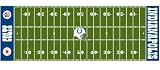 NFL Indianapolis Colts 72-Inch-by-24-Inch Field Runner Rug