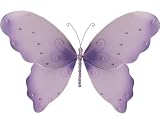 Extra Large Hanging Nylon Butterfly - Nursery Room Decor - 20 purple Sophia Butterfly