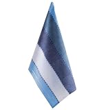 Tonal Stripe Waffleweave Dishtowel - Blue