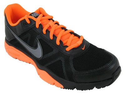 Nike Men s NIKE DUAL FUSION TR III TRAINING SHOES 9 BLACK MTLC COOL GREY TTL ORNG - Marius 