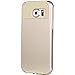 S6 Case, Lumsing™ Fashion Luxury Hard Soft Heavy Duty Rugged Shockproof Luxury Armor Defender Slim Protective Rubber Bumper Case Cover For Samsung Galaxy S6 (Gold/Gold)