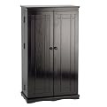 Mission Style Multimedia Storage Cabinet - Black
