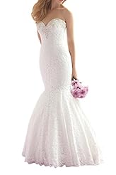 Sleeveless Satin Mermaid Sweetheart Lace Open-Back Beaded  Dress