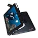 TrendyDigital EasyView (TM) Book Style Leather Case, Folio Cover with Adjustable Stand for Apple iPad, Black
