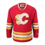 Calgary Flames Reebok Premier Youth Replica Alternate NHL Hockey Jersey Size L/XL