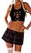 Folter TEACHERS PET Pleated Plaid MICRO MINI SKIRT- In Choice of Colors