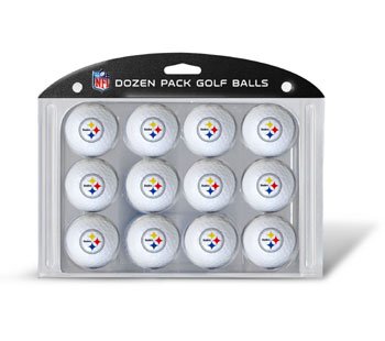 One Dozen Pittsburgh Steelers Golf Balls