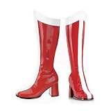 Gogo-305, Red and White Halloween or Costume Wonder Woman Gogo Boots