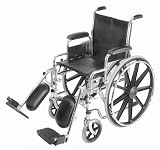 18 Wheelchair with Removable Desk Arms and Elevating Legrests-250lbs. Capacity-Model#503-0665-0200