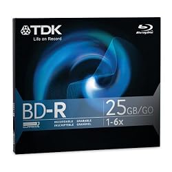 TDK Blu-Ray 25GB Single Layer Recording Disc