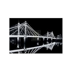 Kunstdruck 'Albert Bridge At Night' von Bill Philip - Bildgr��e 30 cm Breite x H�he 20 cm
