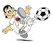 Wallmonkeys Peel and Stick Wall Decals - Goal South Korea - Removable Graphic