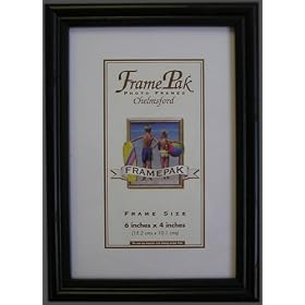 0.5 Inch Black Photoframe 10"x4"