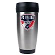 FC Dallas MLS 16oz Stainless Steel Travel Tumbler - Primary Team Logo by Great American Products