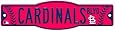 MLB St. Louis Cardinals Mlb 4.5-by-17 Sign