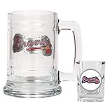Atlanta Braves Boilermaker Set  (Primary Logo)