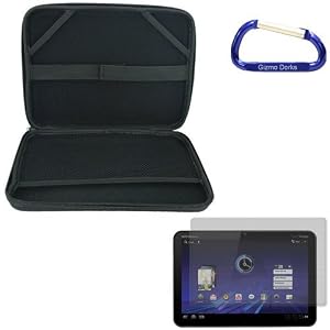 Gizmo Dorks EVA Hard Shell (Black) with Screen Protector and Carabiner Key Chain for the Motorola Xoom Tablet