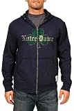 NCAA Men's Blue Notre Dame Fighting Irish Zip Hoodie