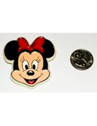 Vintage Disney Plastic Buton : Minnie Mouse