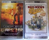 2 NEW PSP UMD Mini DVD Movie Coach Carter & Bad News Bears