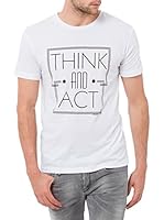 Cross Camiseta Manga Corta (Blanco)