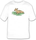 T-shirt with camel, mammal, baby, desert, animal