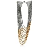 Josefina De Alba Metallic Cascade Square Cut C