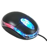 Blue LED Scroll 3D USB Optical Mouse for Laptop PC Mac