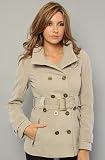 BB Dakota The Burton Trench in Putty,Light Jackets for Women