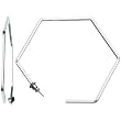 Jlo Style Octagonal Hoop Earrings