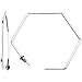 Jlo Style Octagonal Hoop Earrings