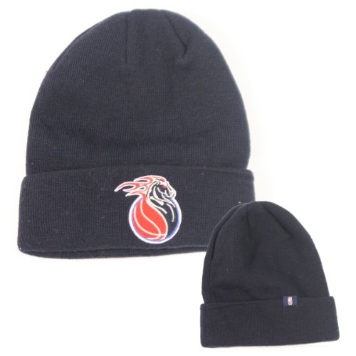 Detroit Pistons Navy Alternate Logo Cuffed Knit Hat