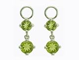 Ladies 1.55ct Peridot Earring Charms