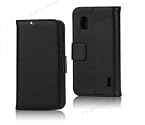 Genuine Leather wallet book style Case cover stand for LG Google Nexus 4 E960