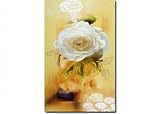 Weiße wild rose Rosen Pflanzen Blumen Bilder 40x70 deko