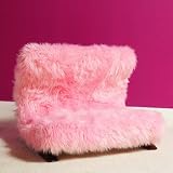 Fantasy Furniture Modern Pink Faux Pet Bed