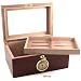 100-cigar Humidor Cherrywood with Glass Top