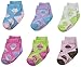 Lovespun Baby-Girls Newborn 6 Piece Gift Box Sock Set