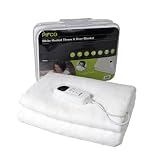 Cream Heated Throw & Over Blanket