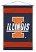Illinois Fighting Illini Sideline Wall Hanging (29x45) NCAA